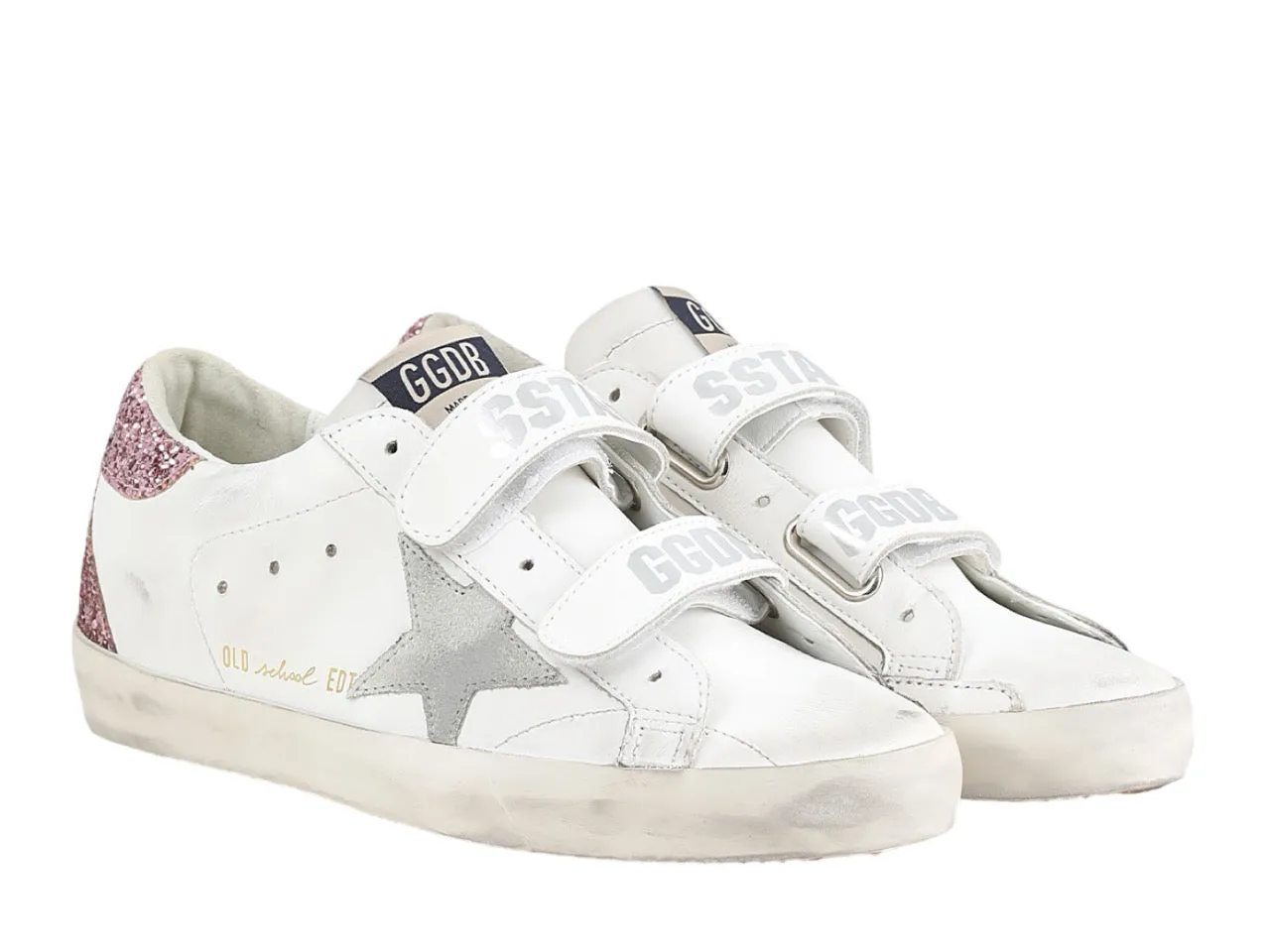 Golden Goose Femme Sneakers Old School White Ice Violet