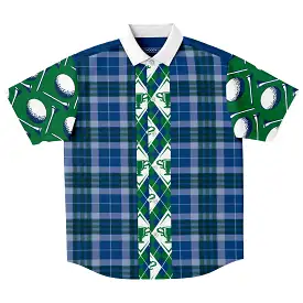 Golf Edinburgh Short Sleeve Button Down Shirt