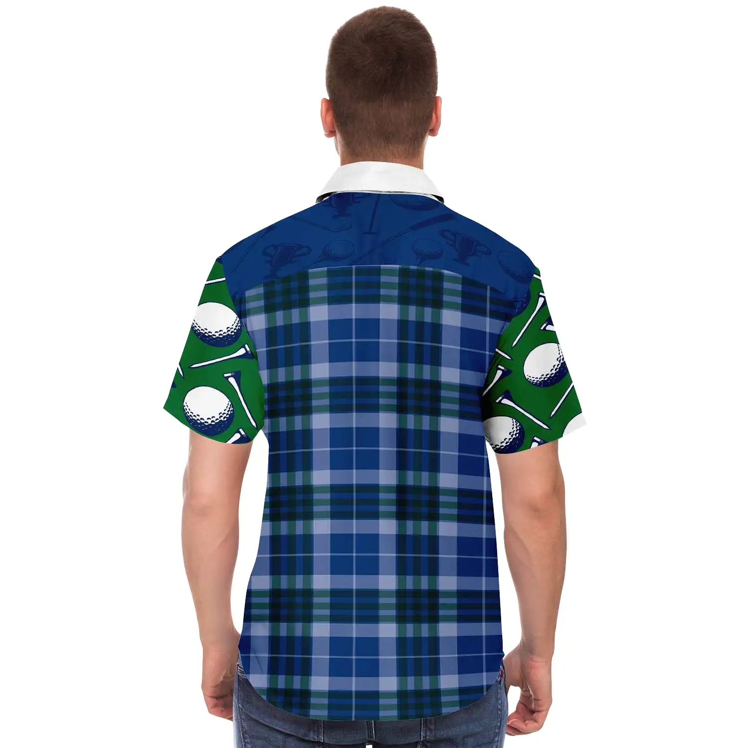 Golf Edinburgh Short Sleeve Button Down Shirt