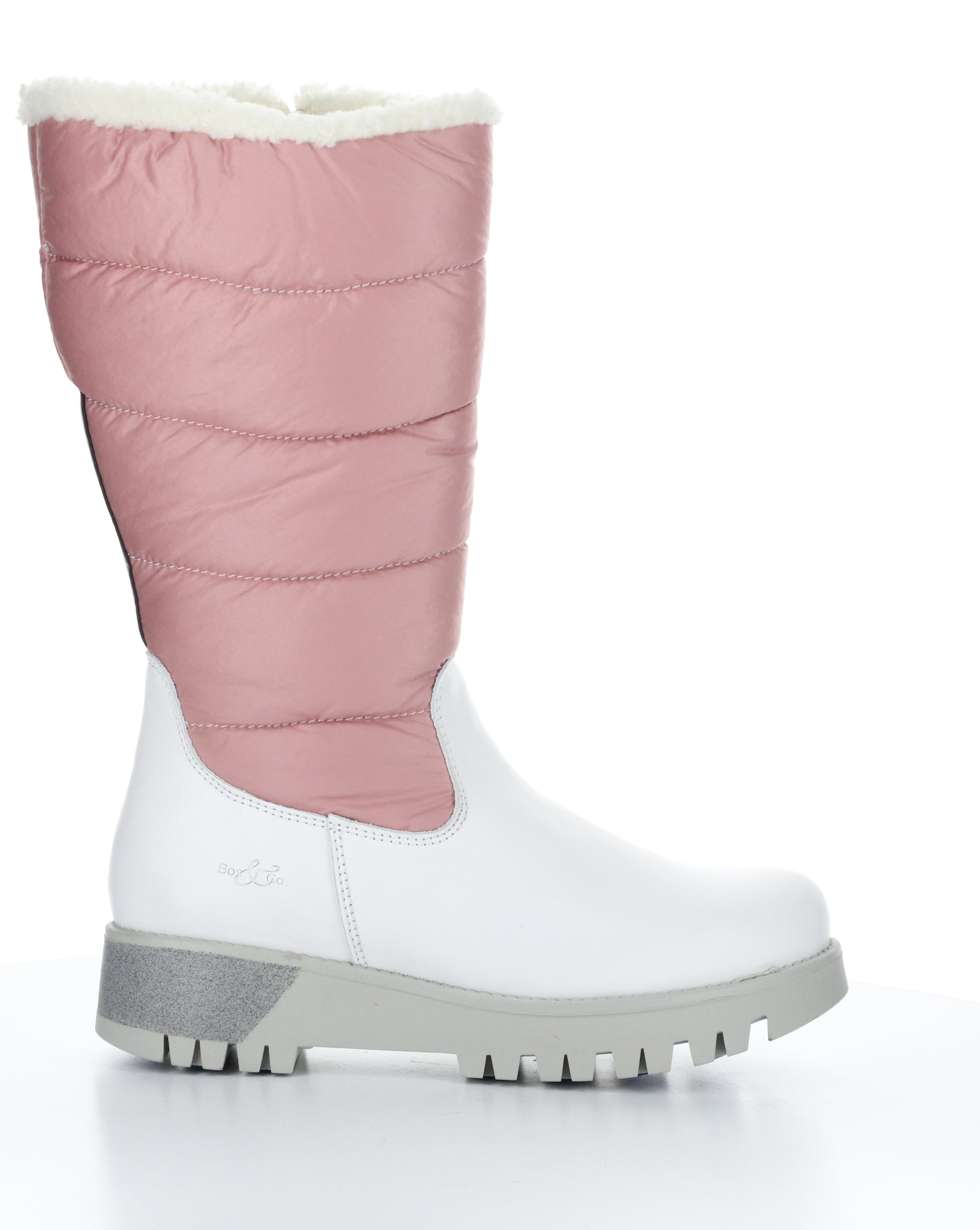 GRACEN PRIMA WHITE/PINK Round Toe Boots