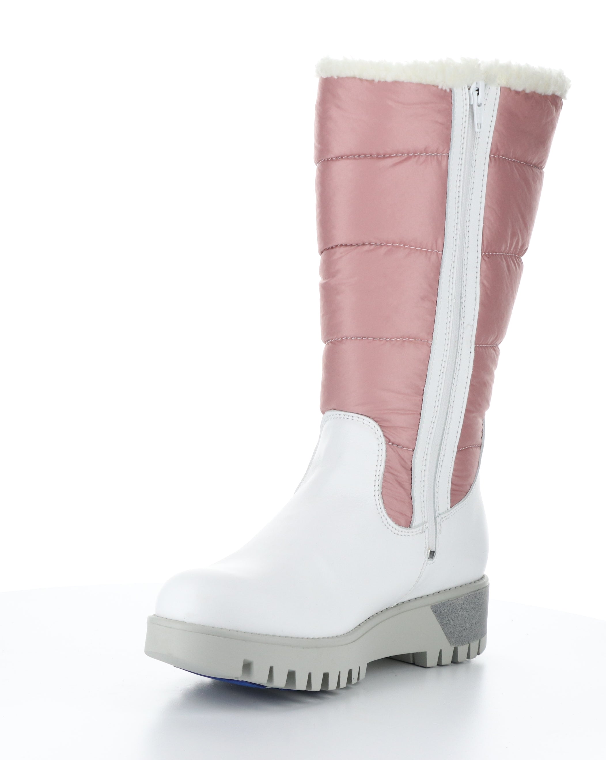 GRACEN PRIMA WHITE/PINK Round Toe Boots