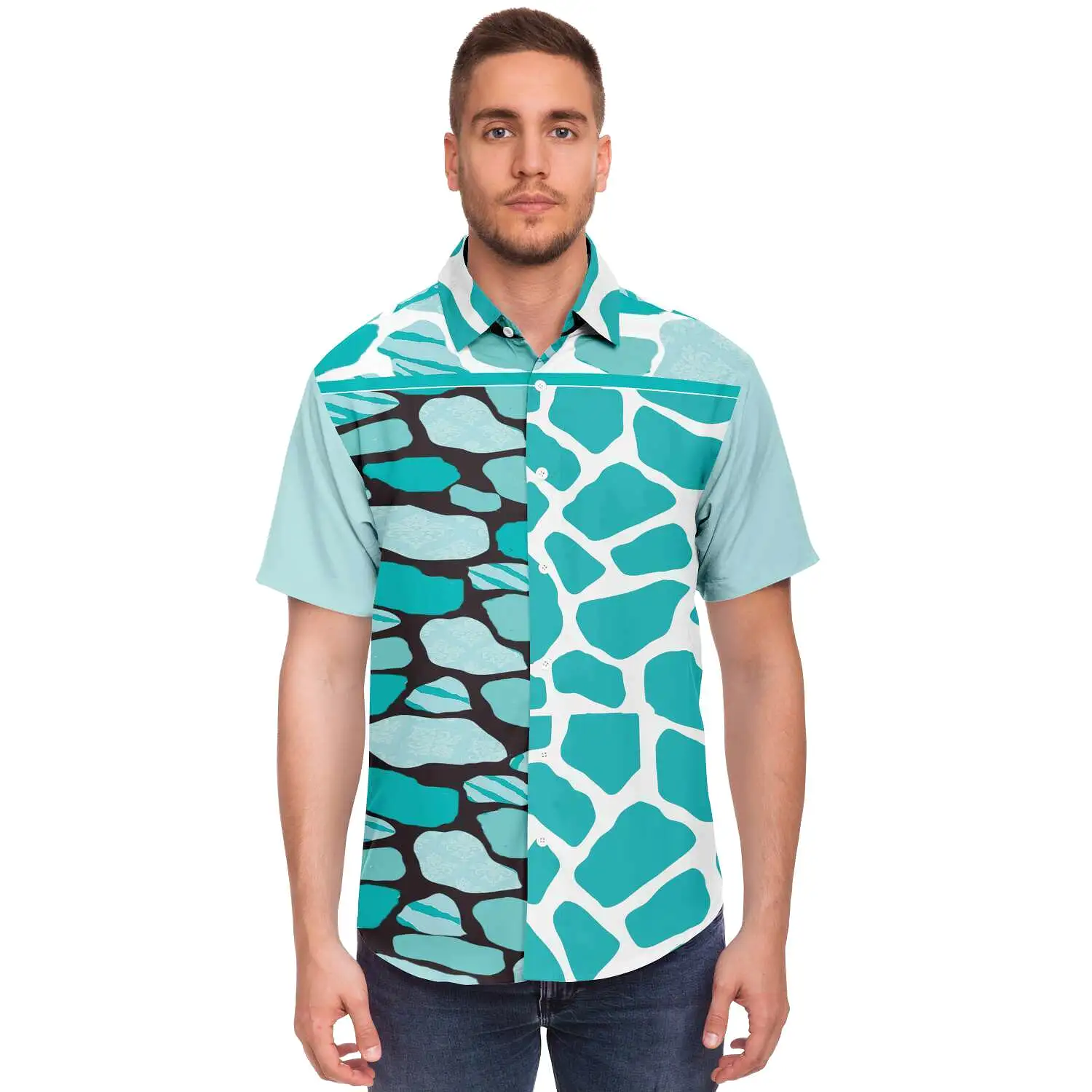 Grand Cayman Short Sleeve Button Down Shirt