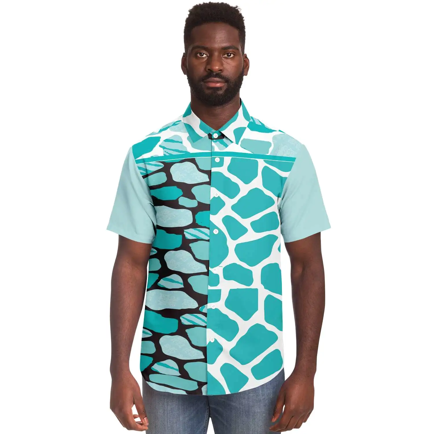 Grand Cayman Short Sleeve Button Down Shirt