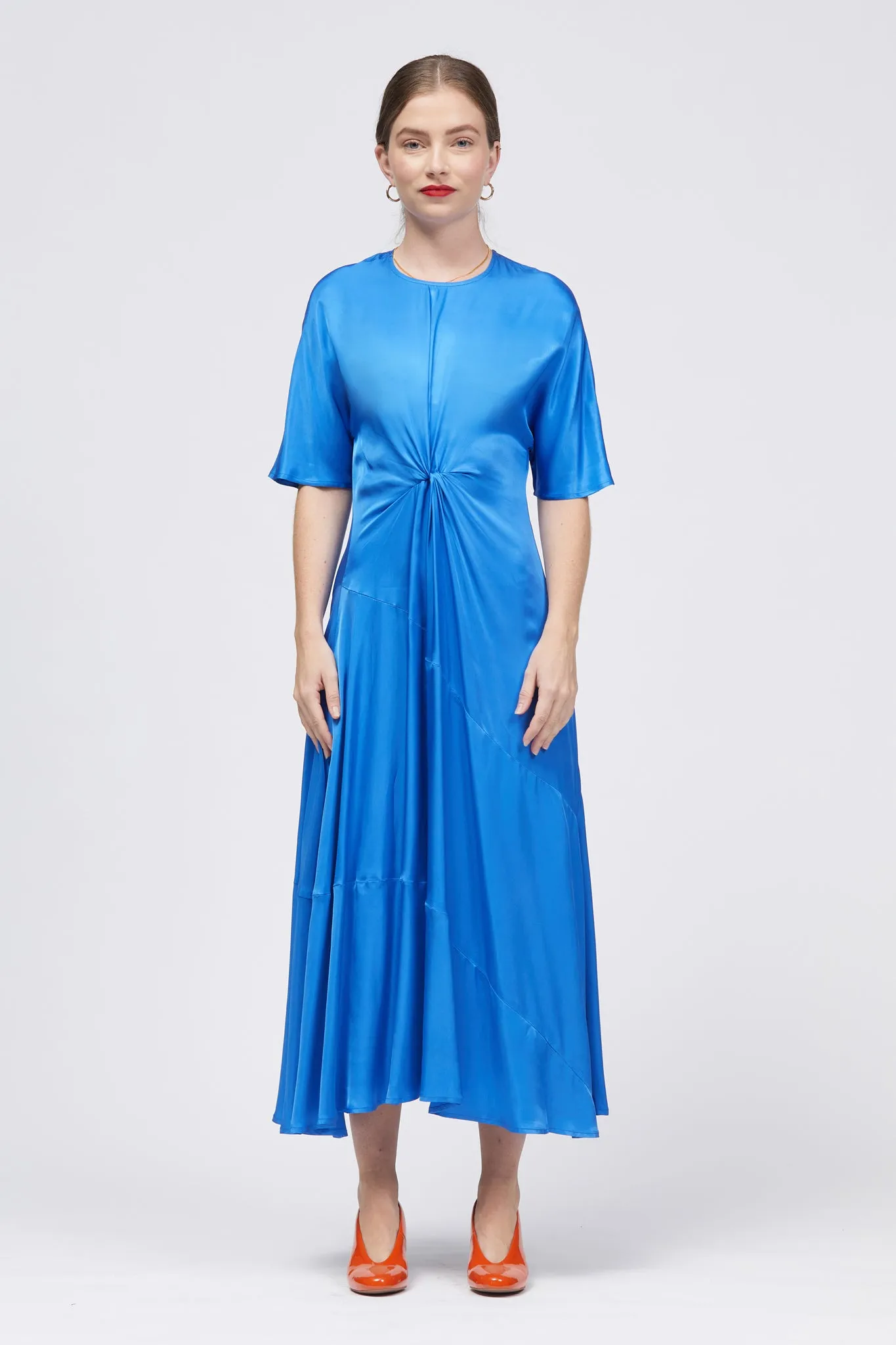 Heden Midi Dress Blue