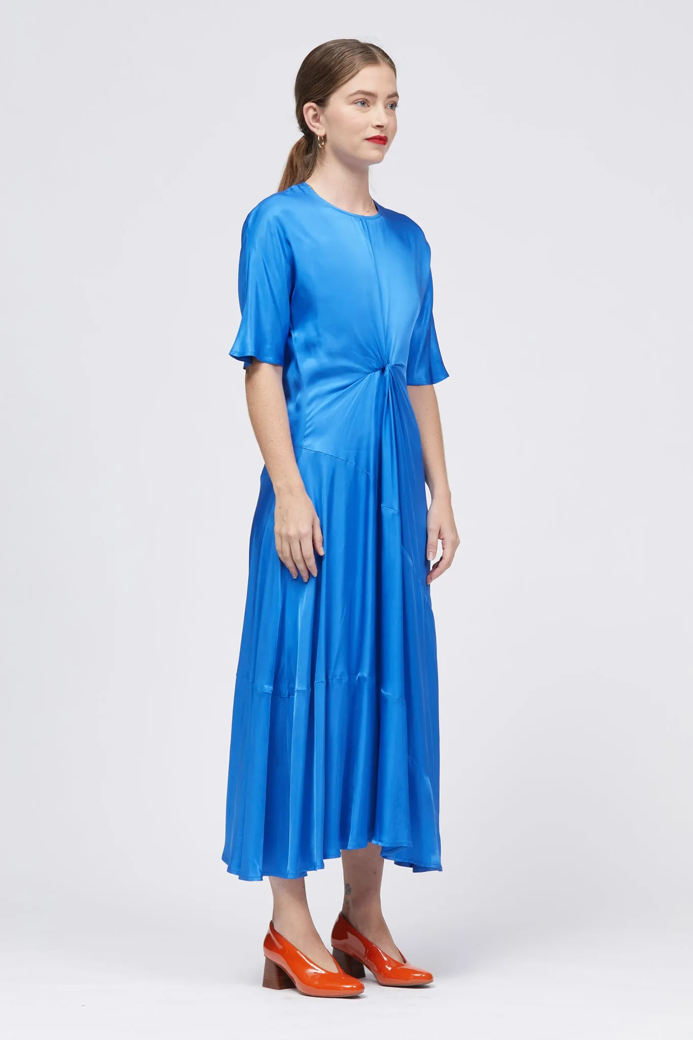 Heden Midi Dress Blue