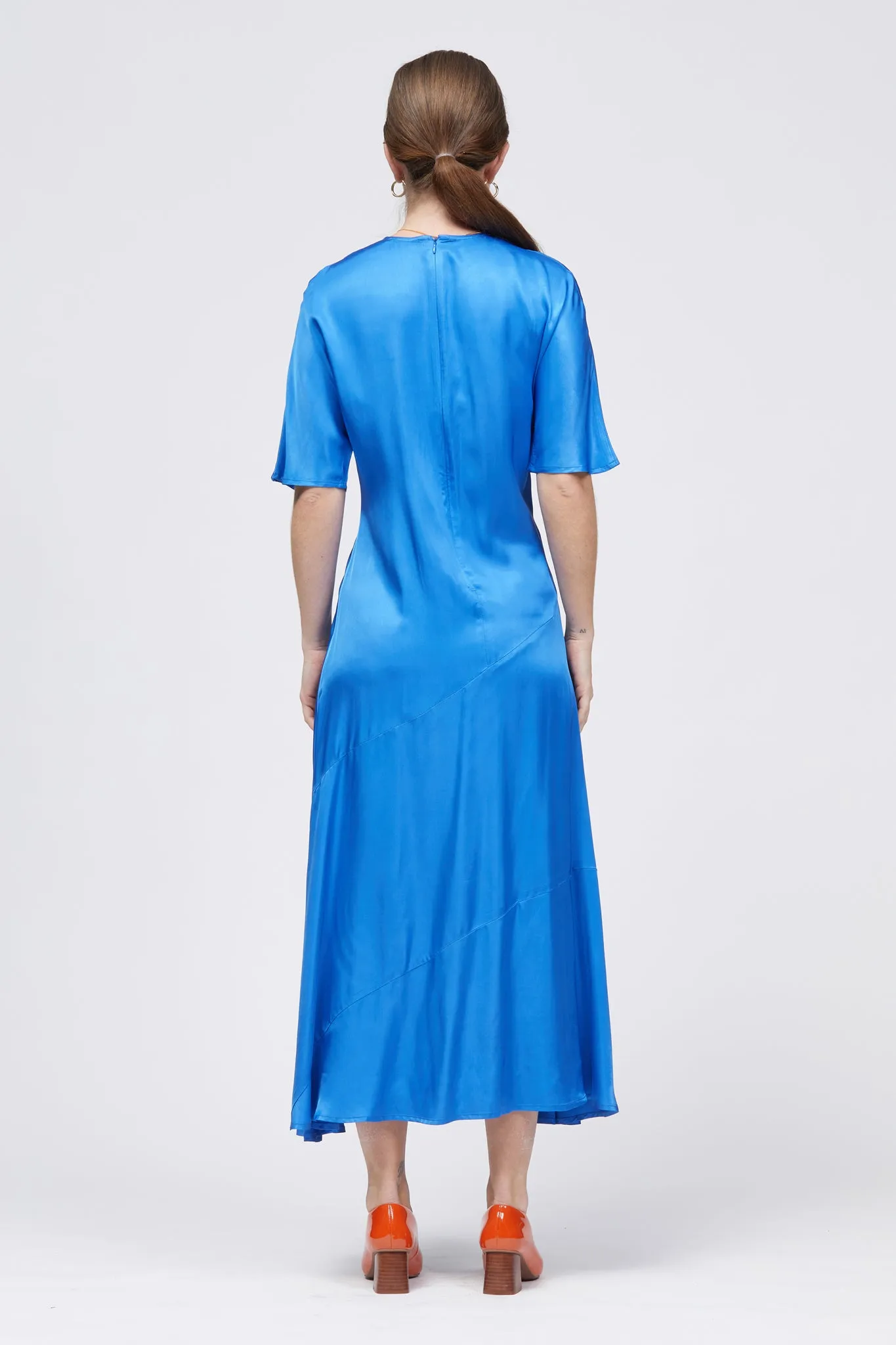 Heden Midi Dress Blue