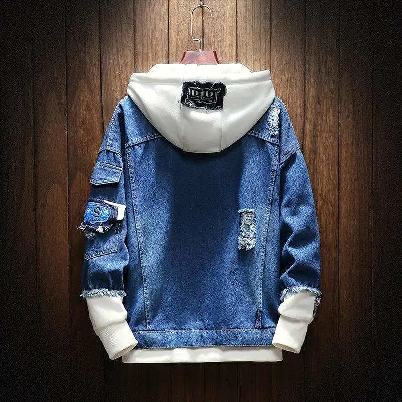 Hooded Denim Jacket