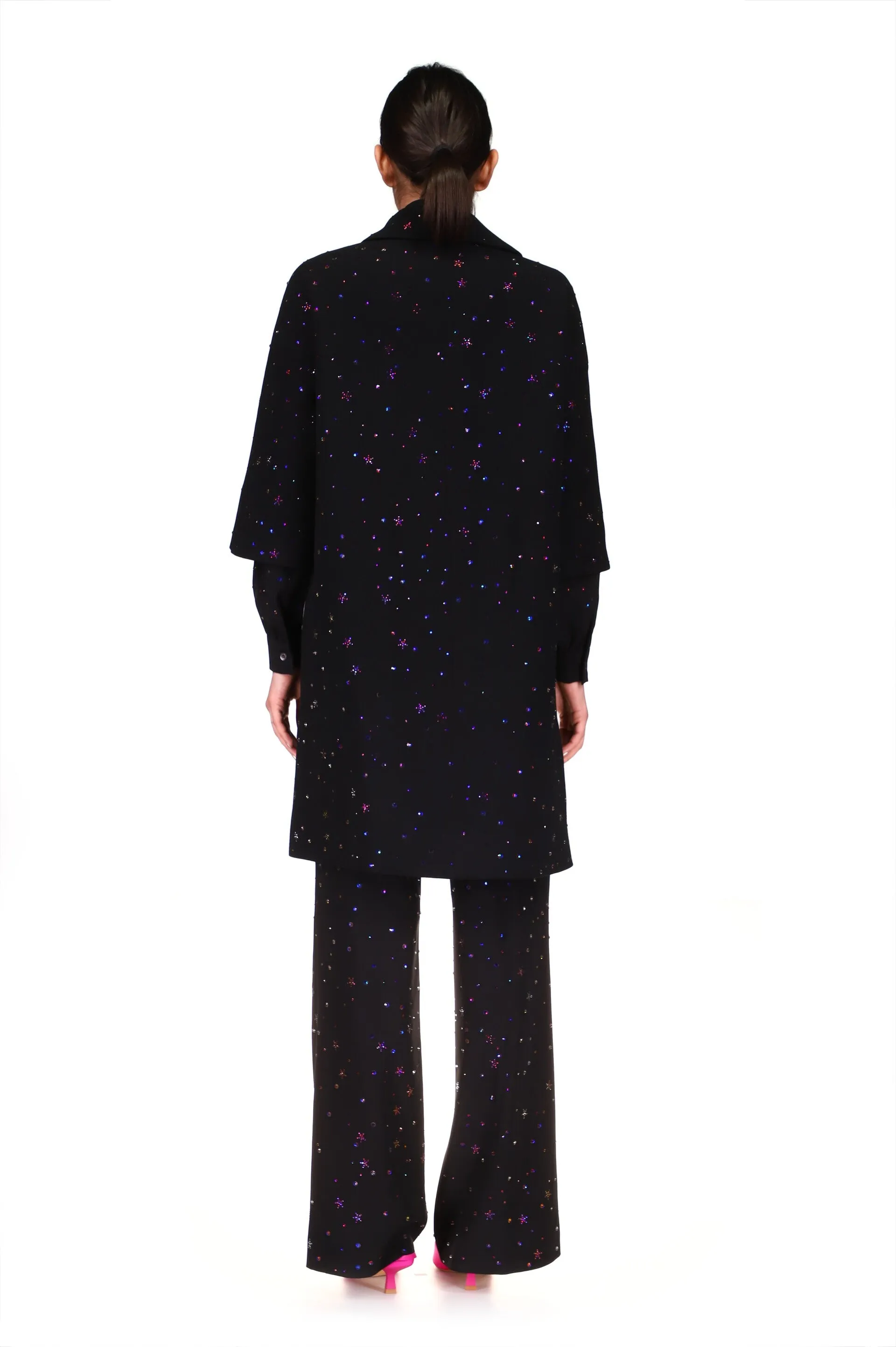 'INFINITE GALAXY' PATCH POCKET COAT