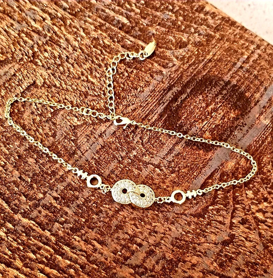 Infinity Anklet Gold