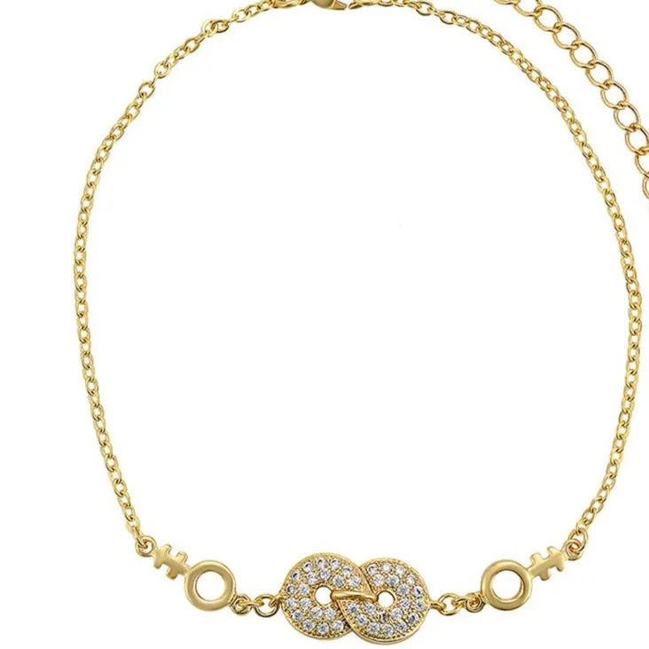 Infinity Anklet Gold