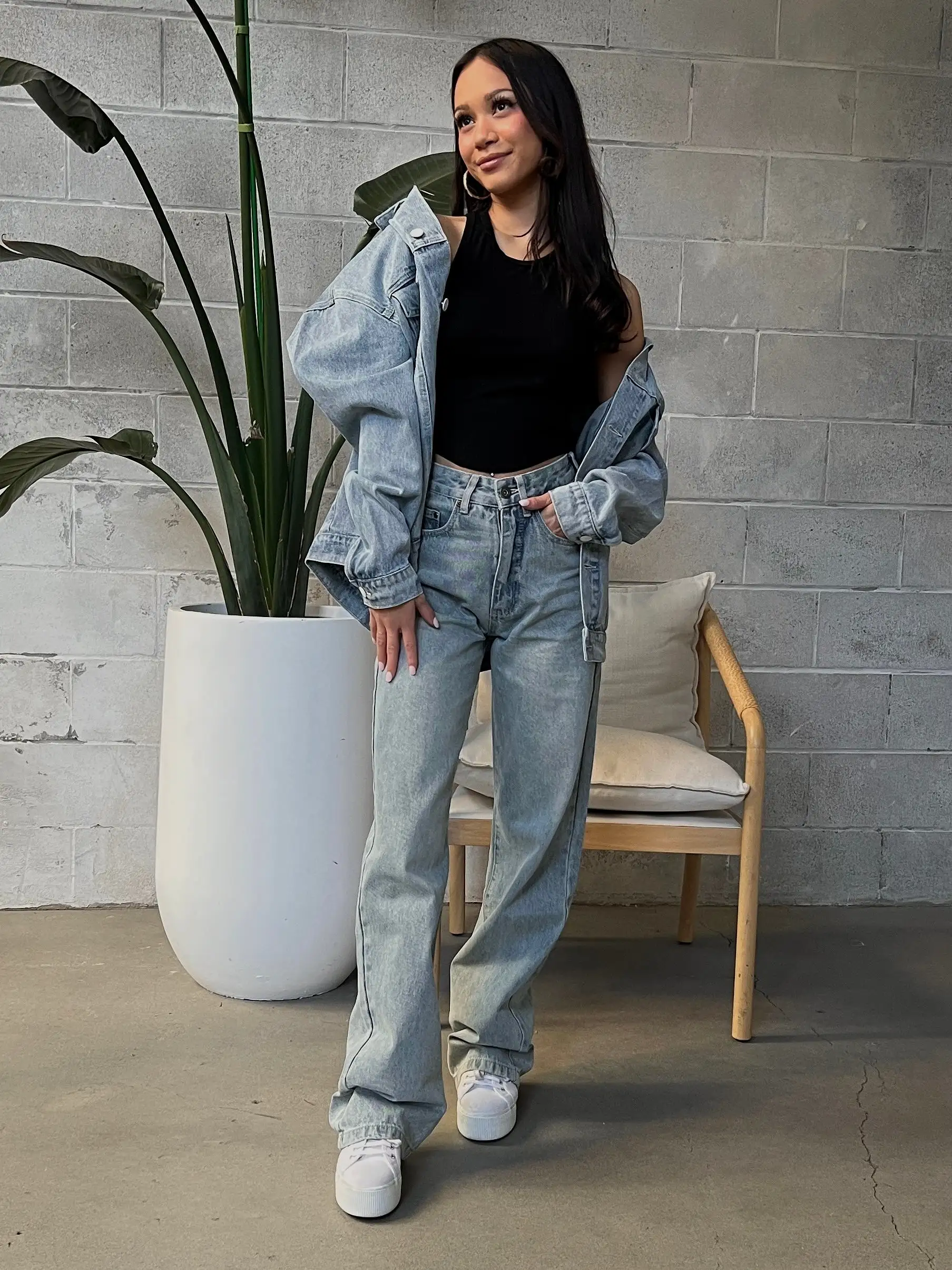 KUWALLA Oversized Denim Jacket