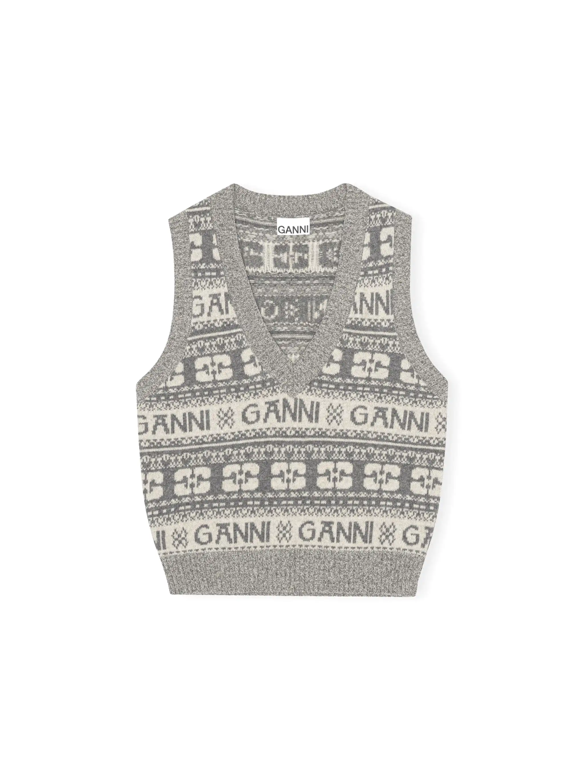 Logo Wool Mix Vest K2036