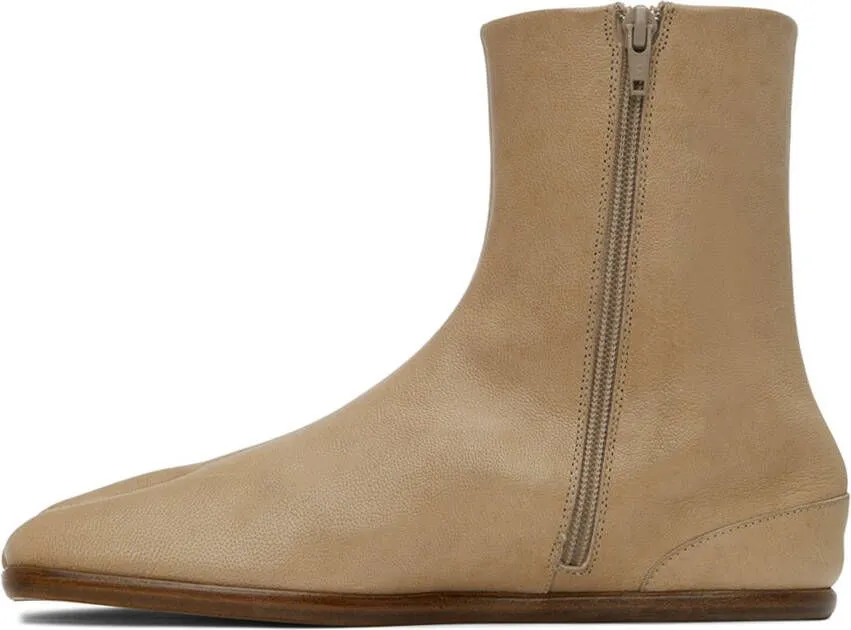 Maison Margiela Beige Tabi Boots