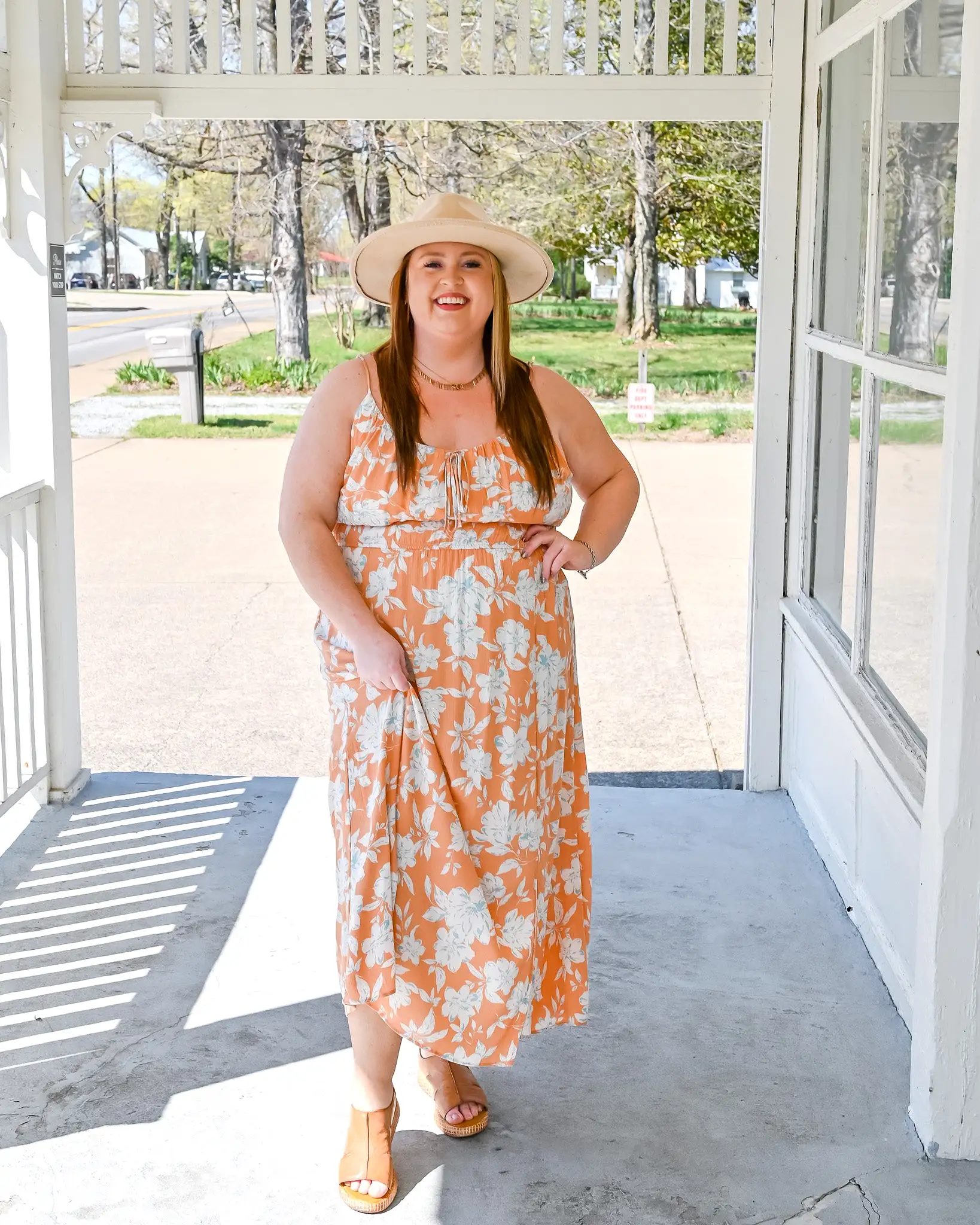 Make My Day Floral Midi Dress