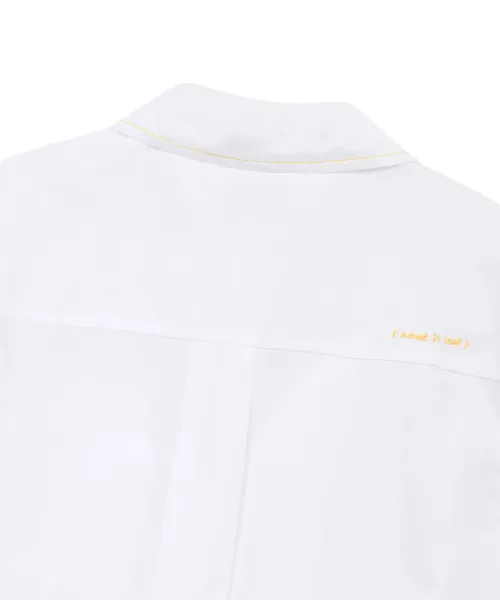 Mark Gonzales  |[WHAT IT ISNT]★FLORY LOGO POCKET BANDED SHORT-SLEEVE SHIRT