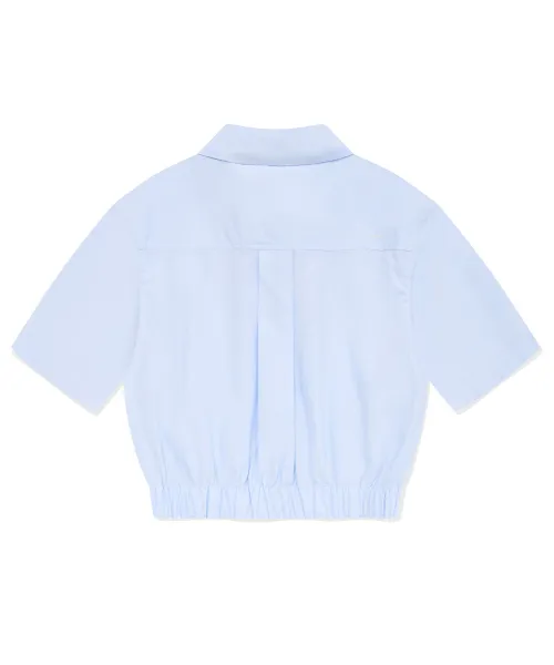 Mark Gonzales  |[WHAT IT ISNT]★FLORY LOGO POCKET BANDED SHORT-SLEEVE SHIRT