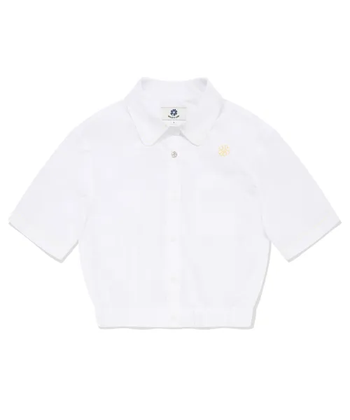 Mark Gonzales  |[WHAT IT ISNT]★FLORY LOGO POCKET BANDED SHORT-SLEEVE SHIRT