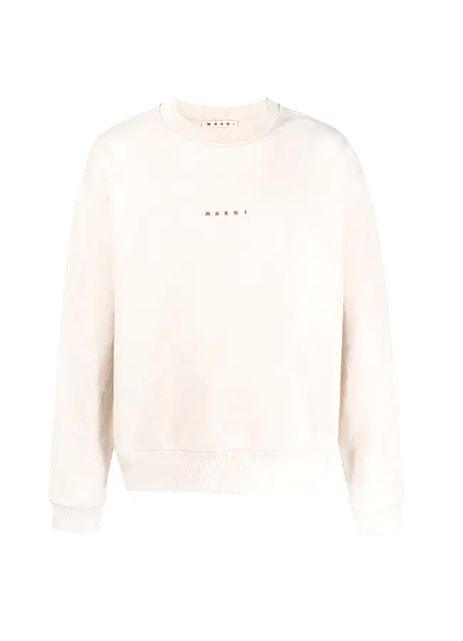 Marni Logo Organic Cotton Sweatshirt FUMU0074P9