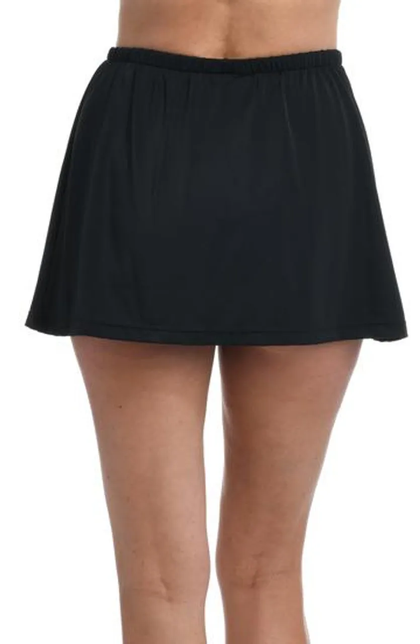 MAXINE SOLID SKIRTED PANT BOTTOM - MORE COLORS AVAILABLE