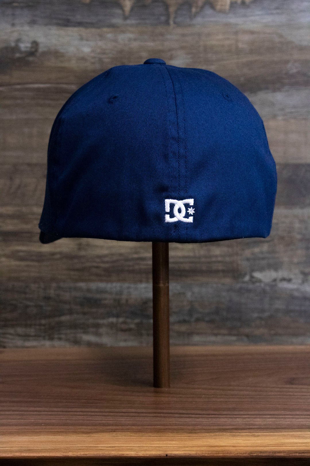 Navy Blue Skater Hat | DC Shoes Blue Bottom Navy Flexfit Cap