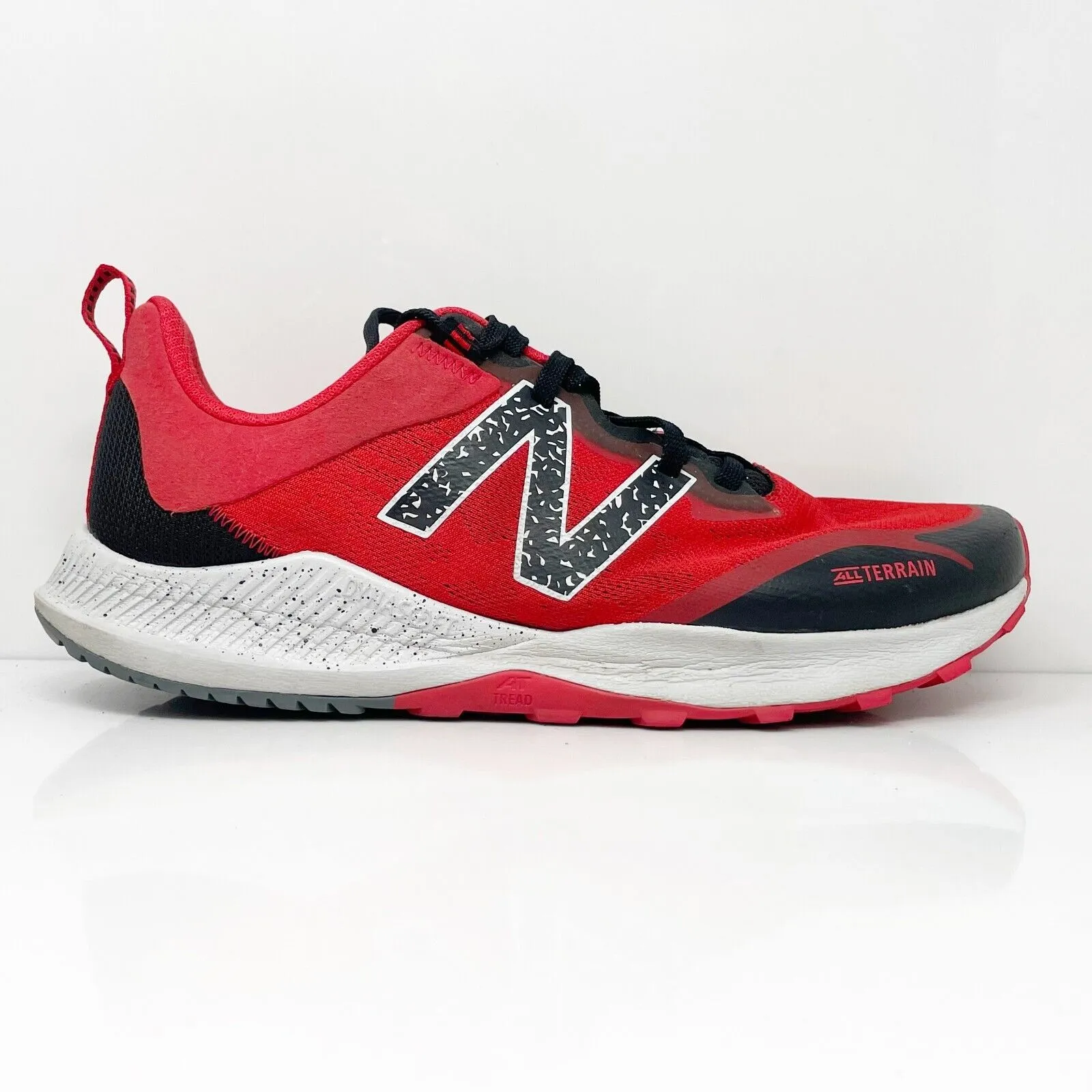 New Balance Mens Nitrel V4 MTNTRRB4 Red Running Shoes Sneakers Size 11 4E