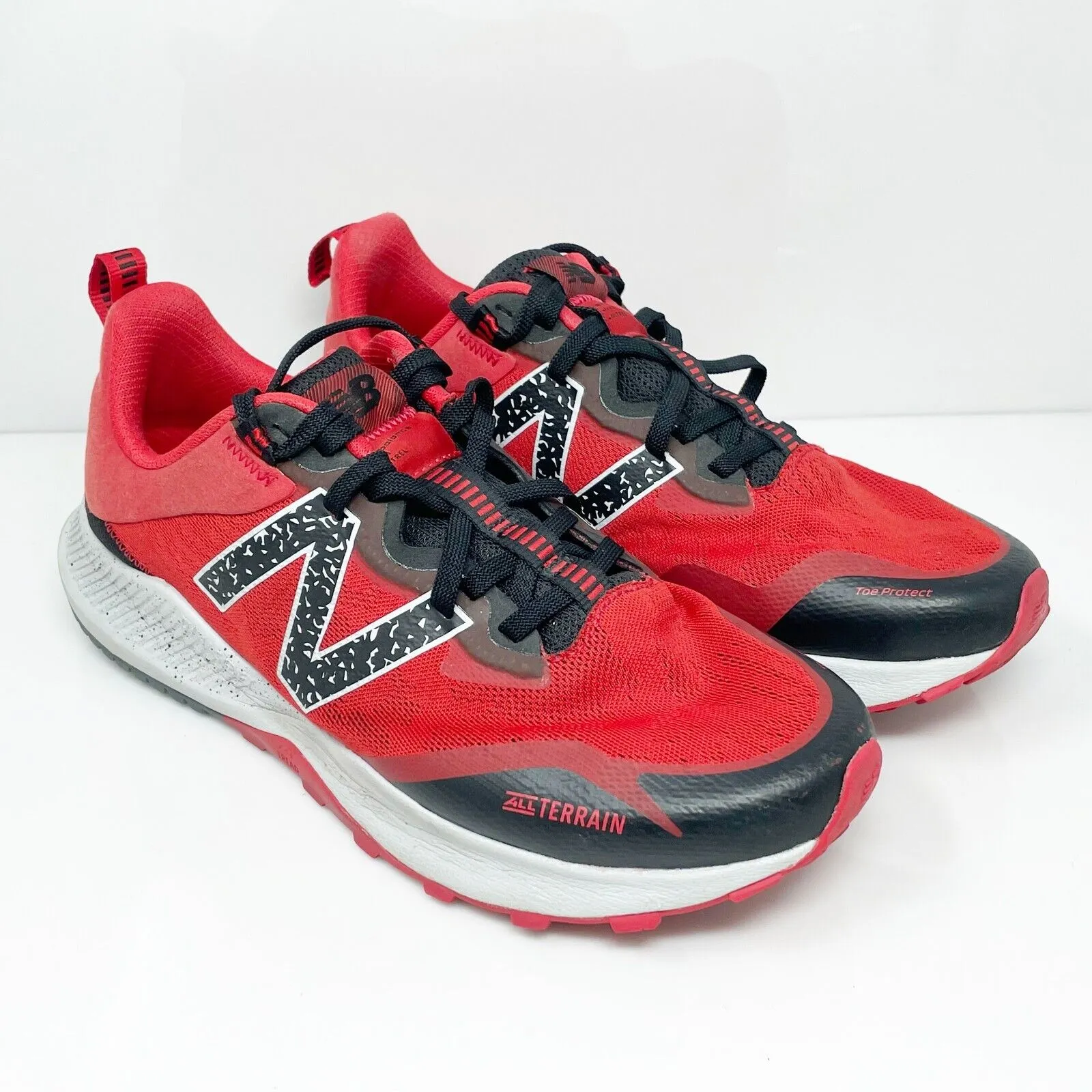 New Balance Mens Nitrel V4 MTNTRRB4 Red Running Shoes Sneakers Size 11 4E