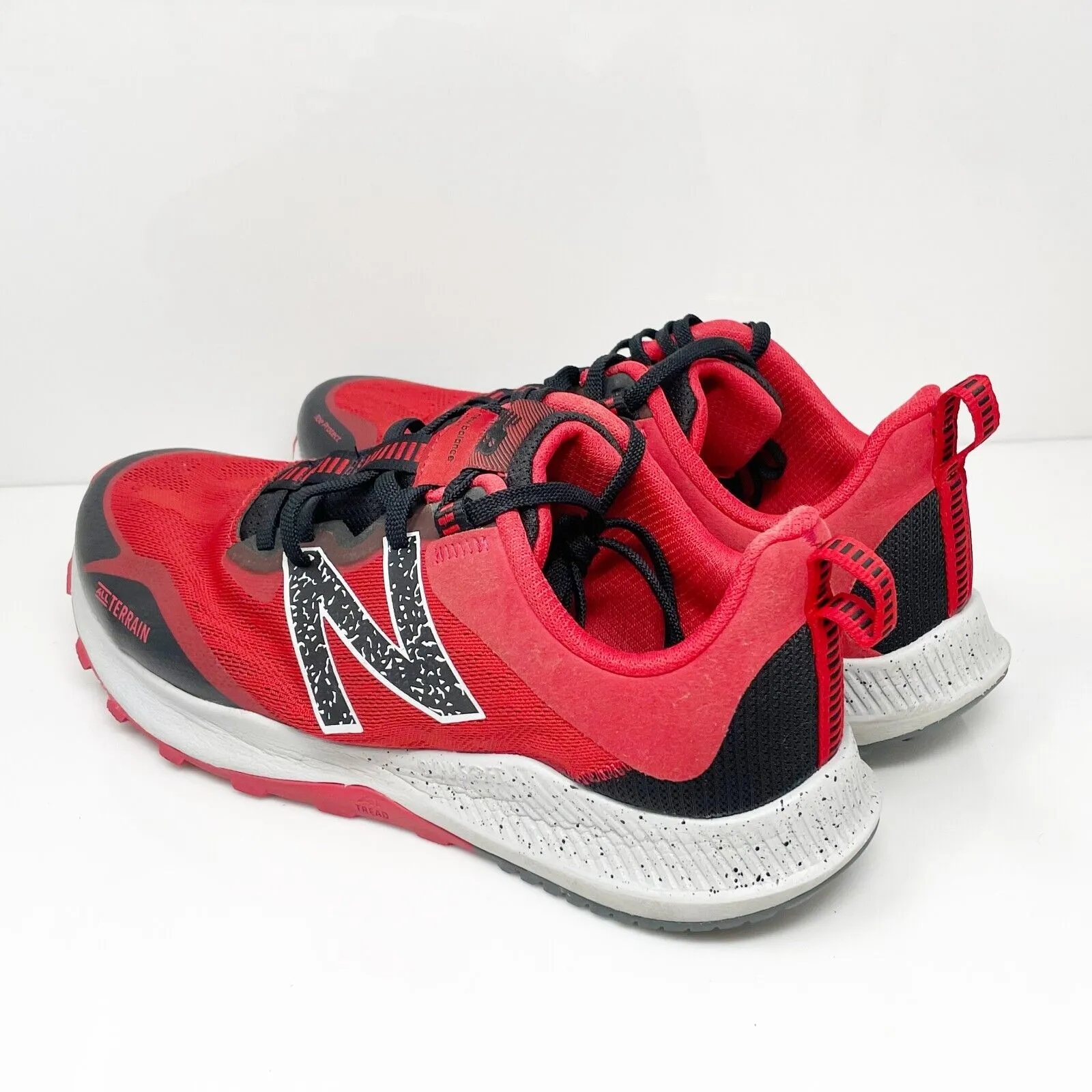 New Balance Mens Nitrel V4 MTNTRRB4 Red Running Shoes Sneakers Size 11 4E