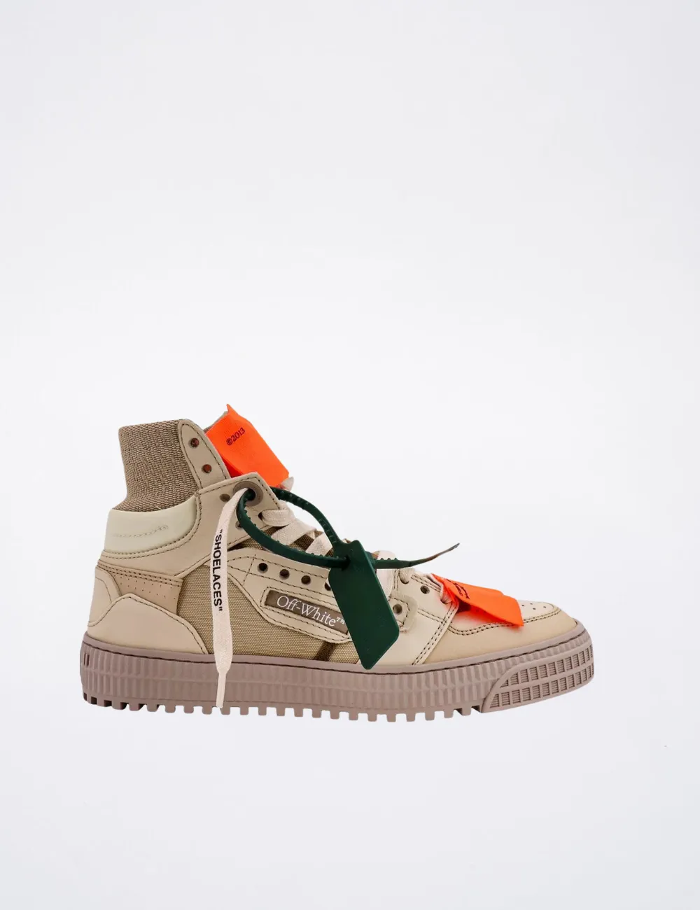 Off-White 3.0 Off-Court Lace-Up Sneakers Sand