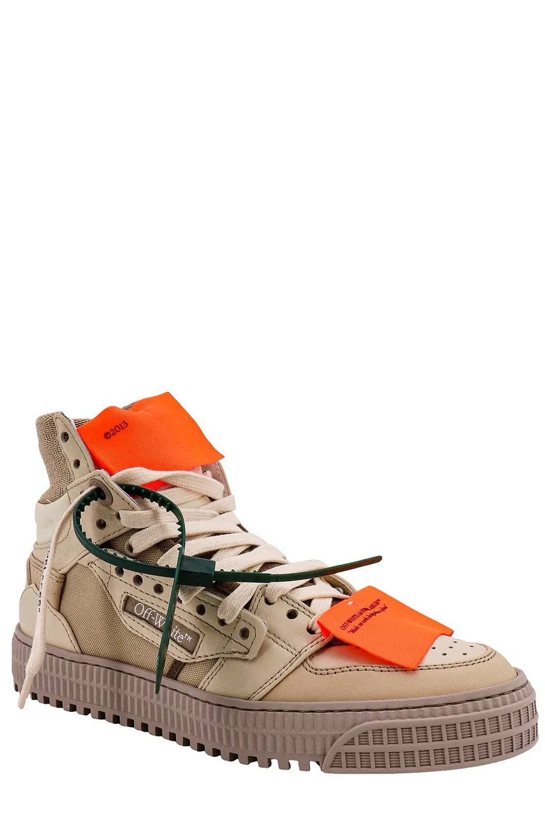 Off-White 3.0 Off-Court Lace-Up Sneakers Sand