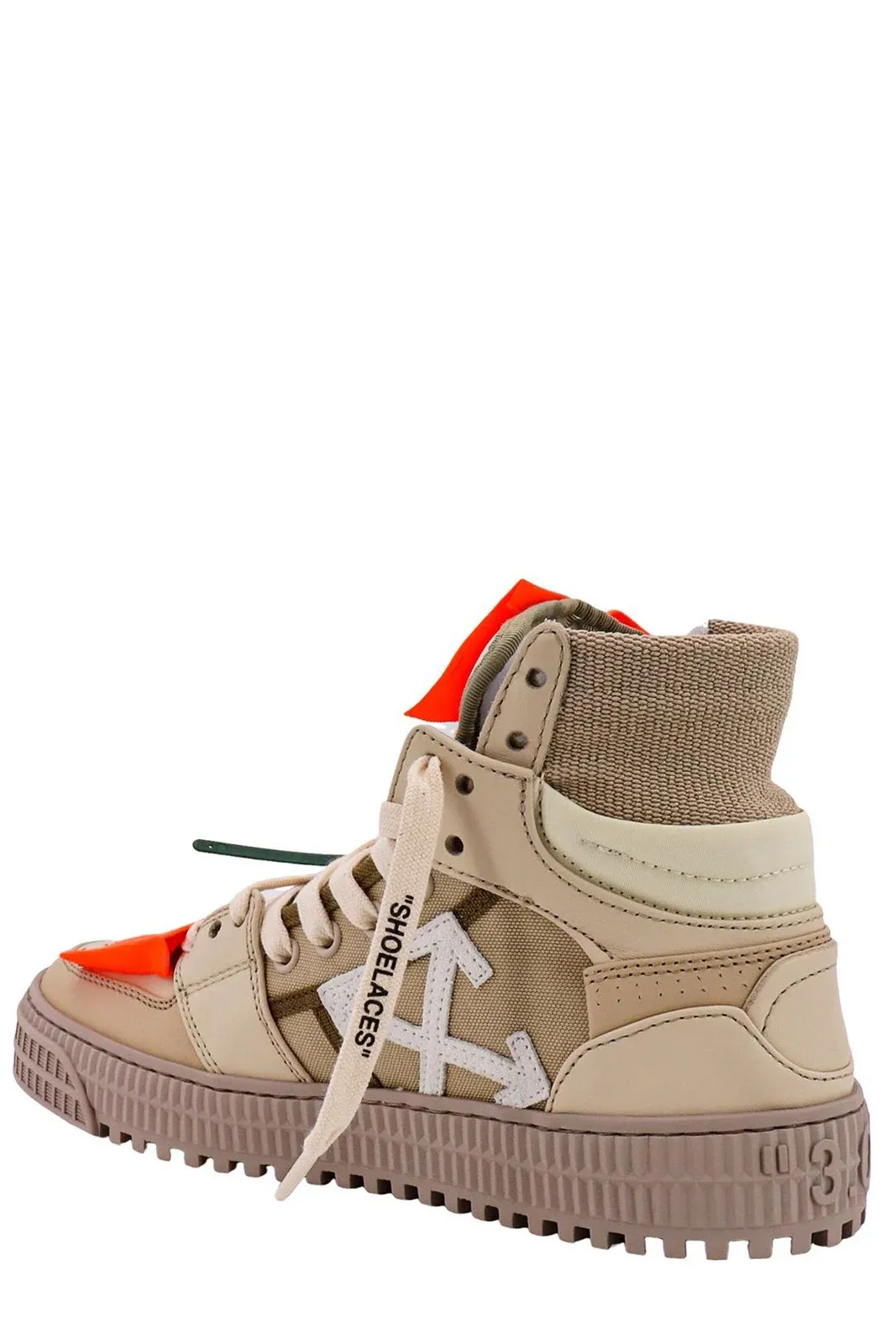 Off-White 3.0 Off-Court Lace-Up Sneakers Sand