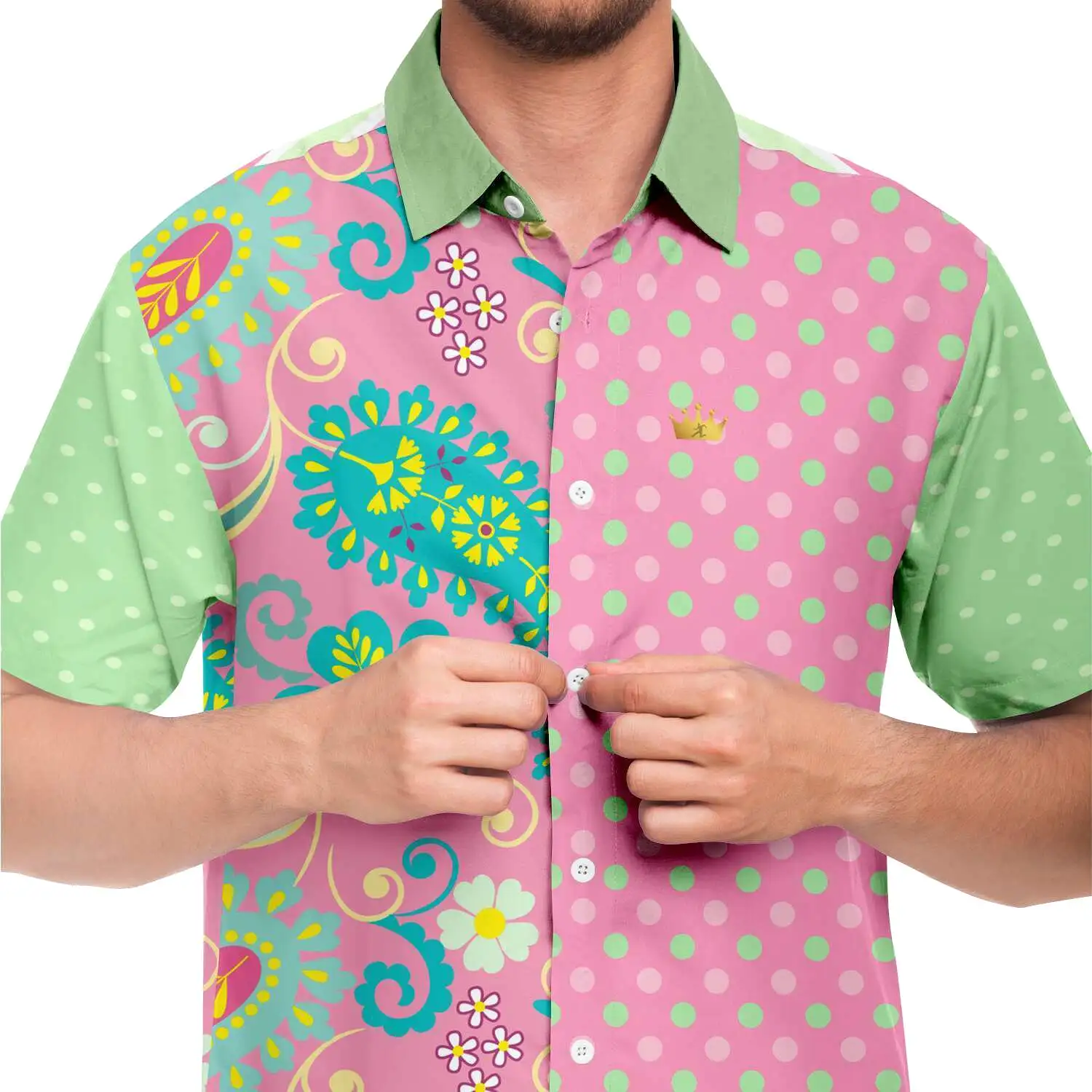 Paisley Park Short Sleeve Button Down Shirt