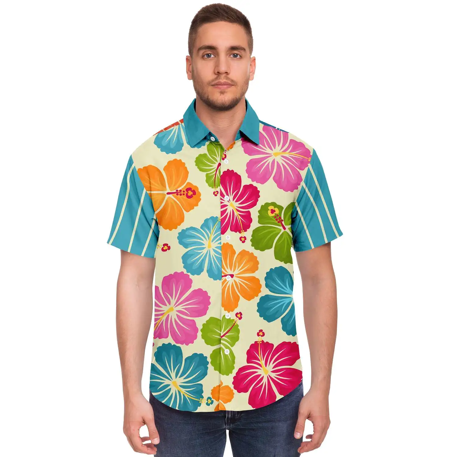 Paradise Road Short Sleeve Button Down Shirt