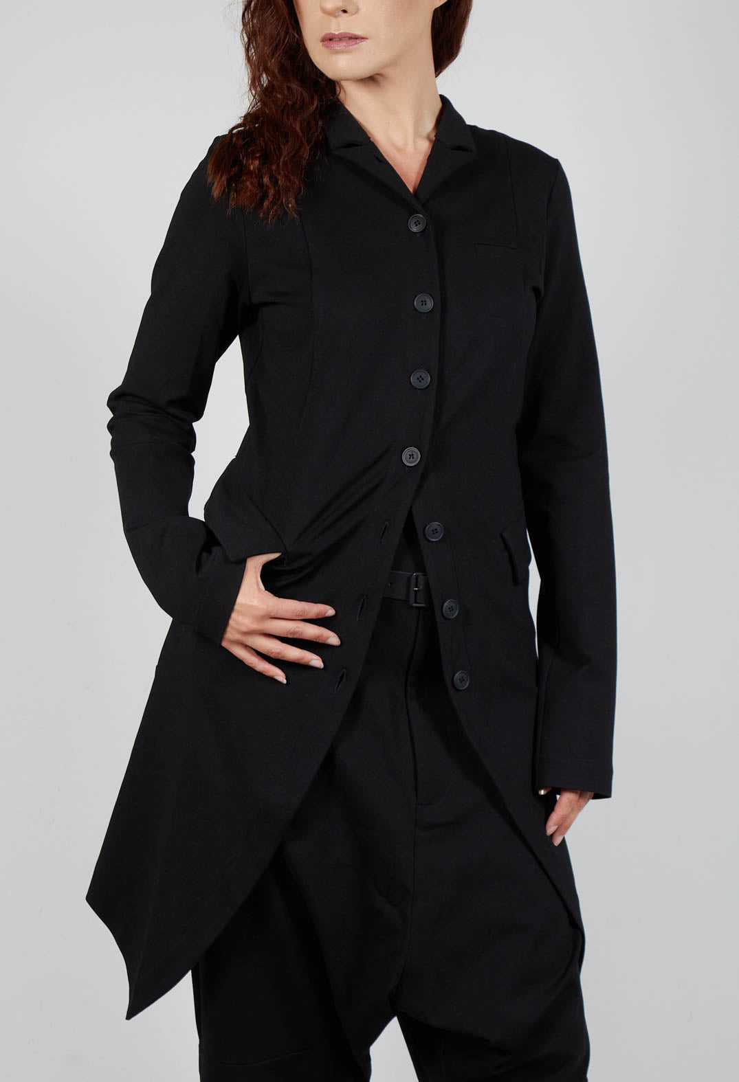 Penguin Coat in Black