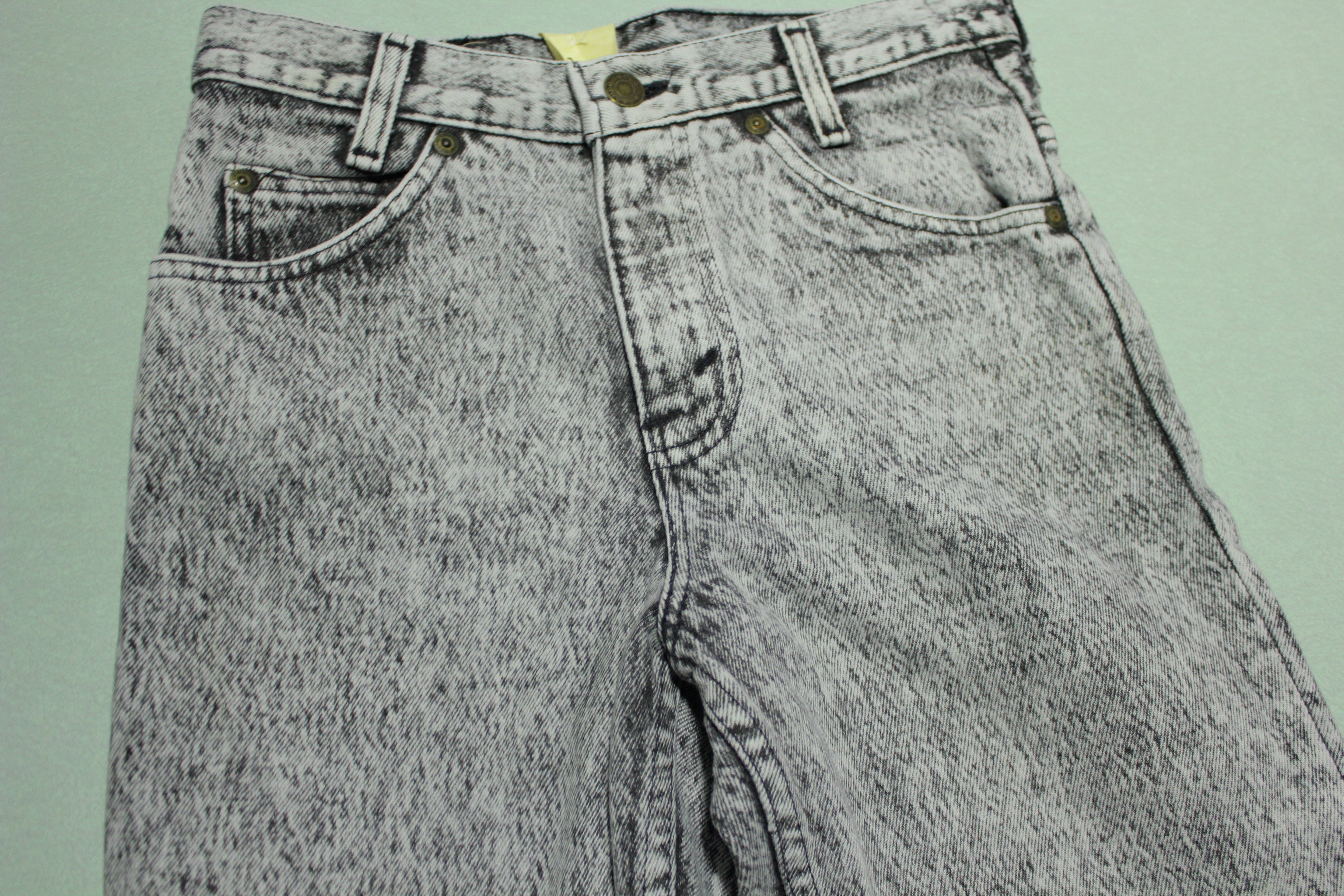 Plain Pockets Vintage 80's JCPenneys White Washed NWT Deadstock Student Denim Jeans