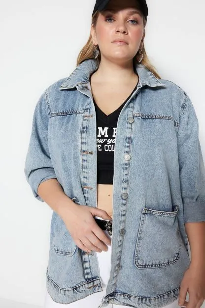 Pocket Boyfriend Denim Jacket