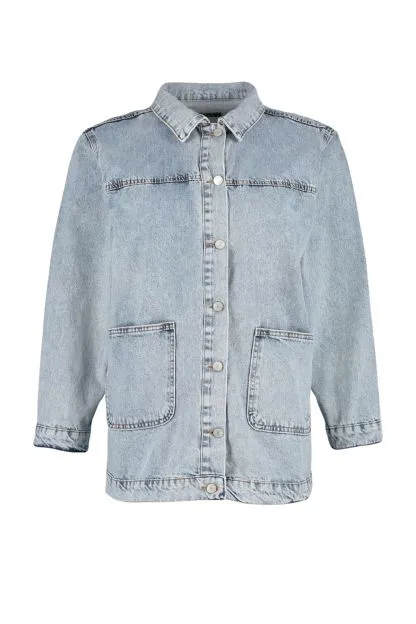 Pocket Boyfriend Denim Jacket