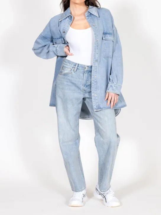 **PRESALE** BRUNETTE THE LABEL Oversized Denim Jacket / Shirt Dress