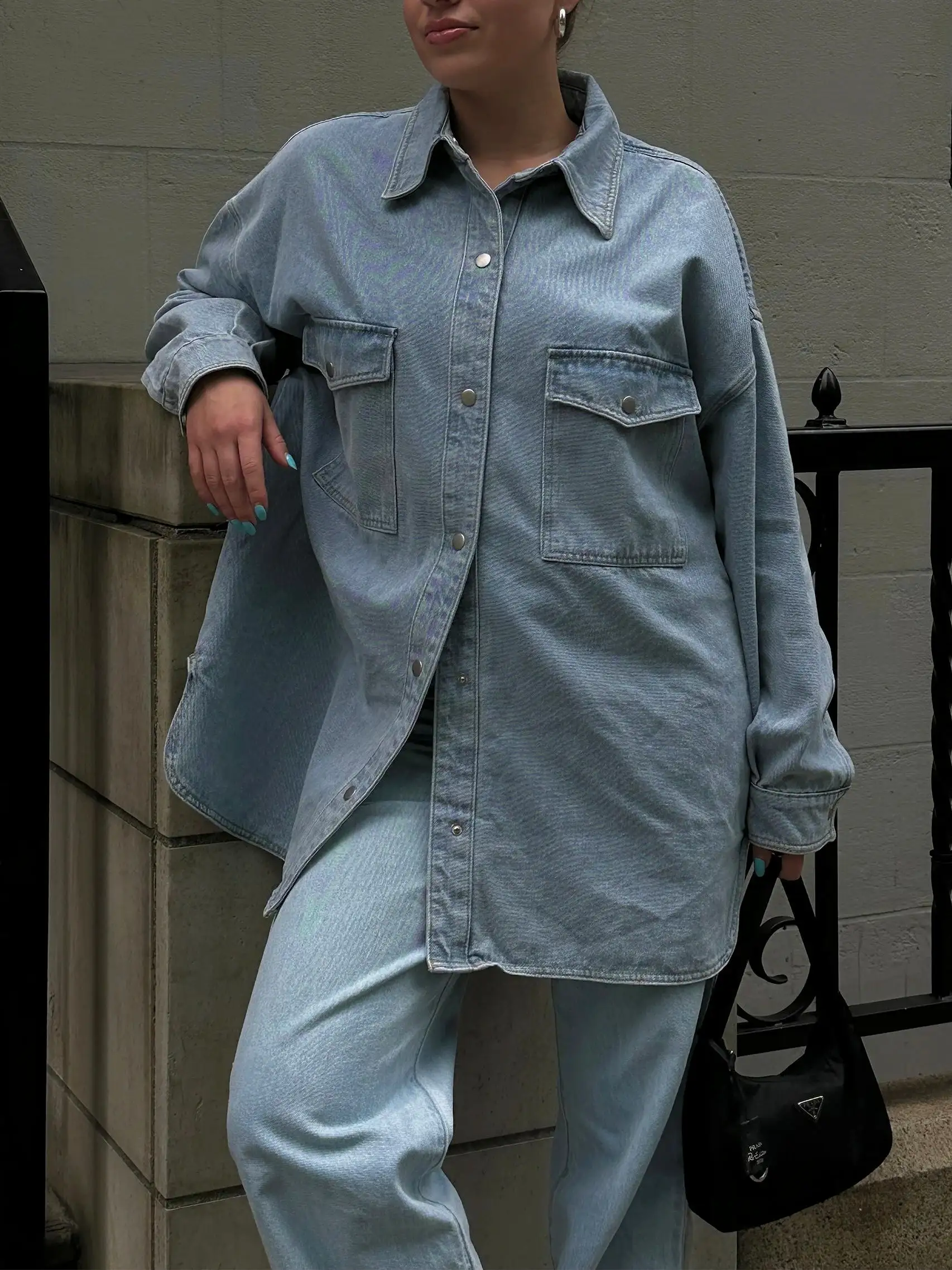 **PRESALE** BRUNETTE THE LABEL Oversized Denim Jacket / Shirt Dress