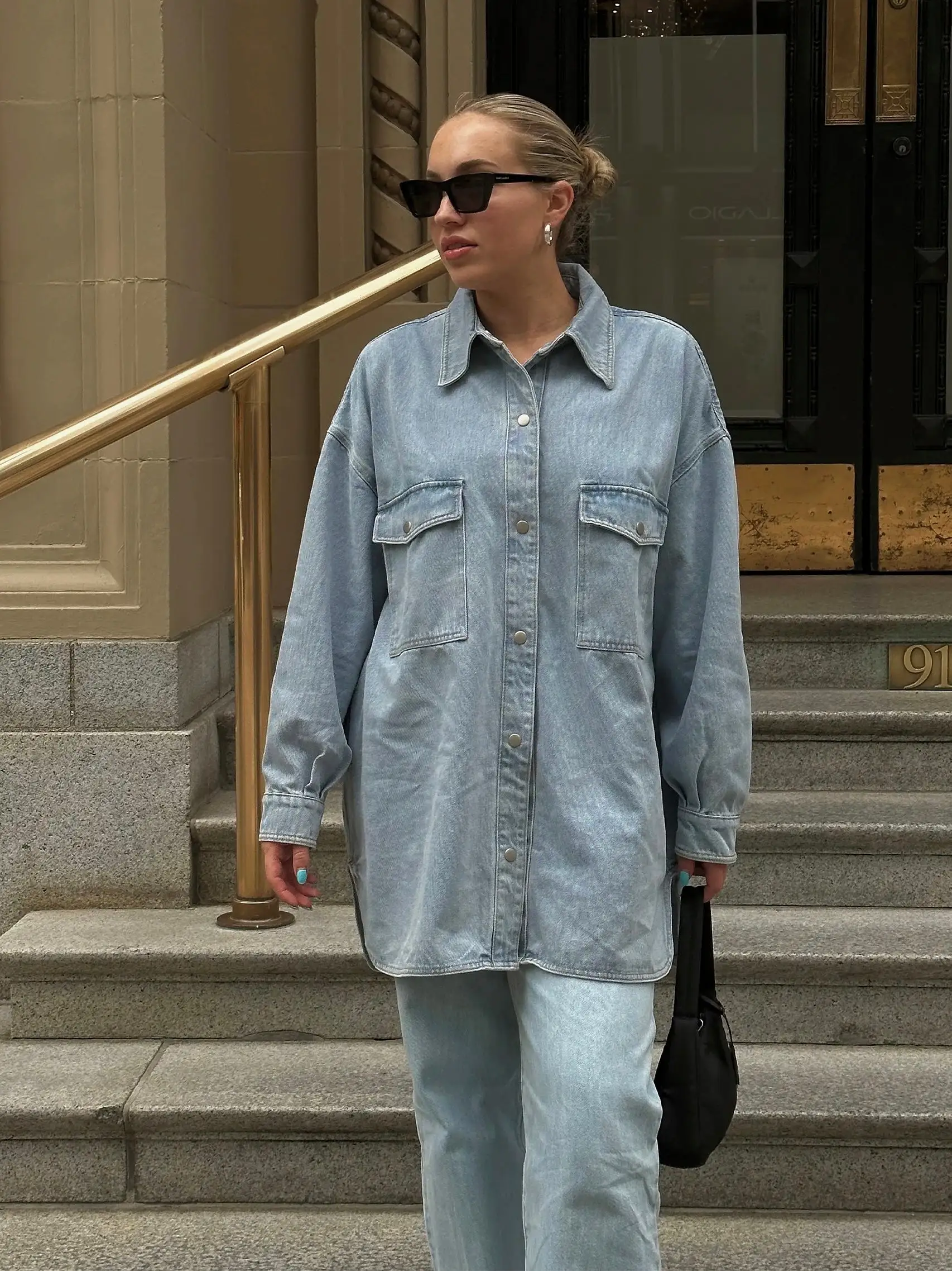 **PRESALE** BRUNETTE THE LABEL Oversized Denim Jacket / Shirt Dress