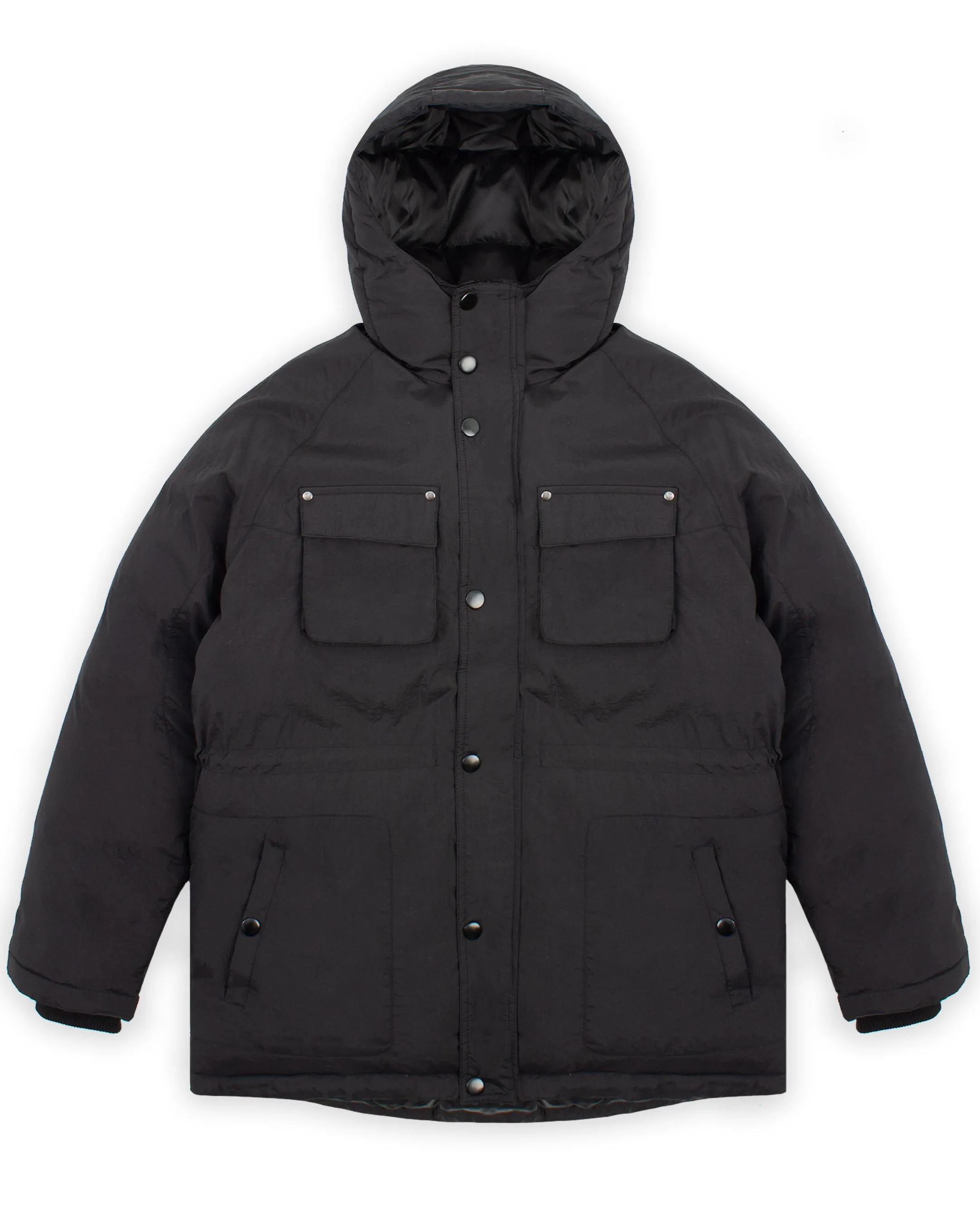 PUFFER PARKA - BLACK