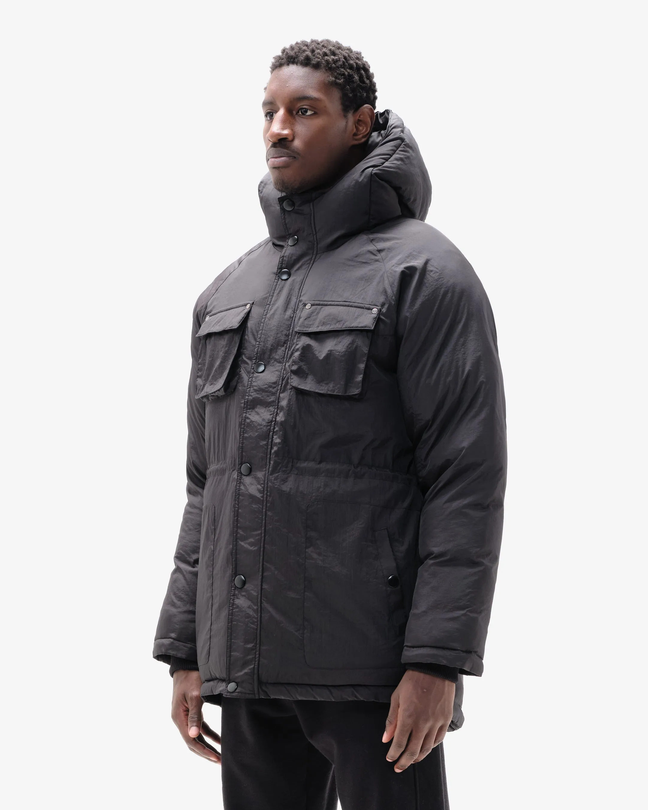 PUFFER PARKA - BLACK