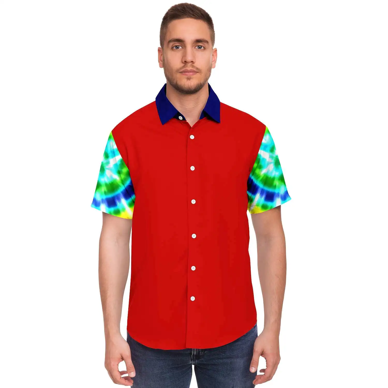 Rainbow Pride Button Down Shirt