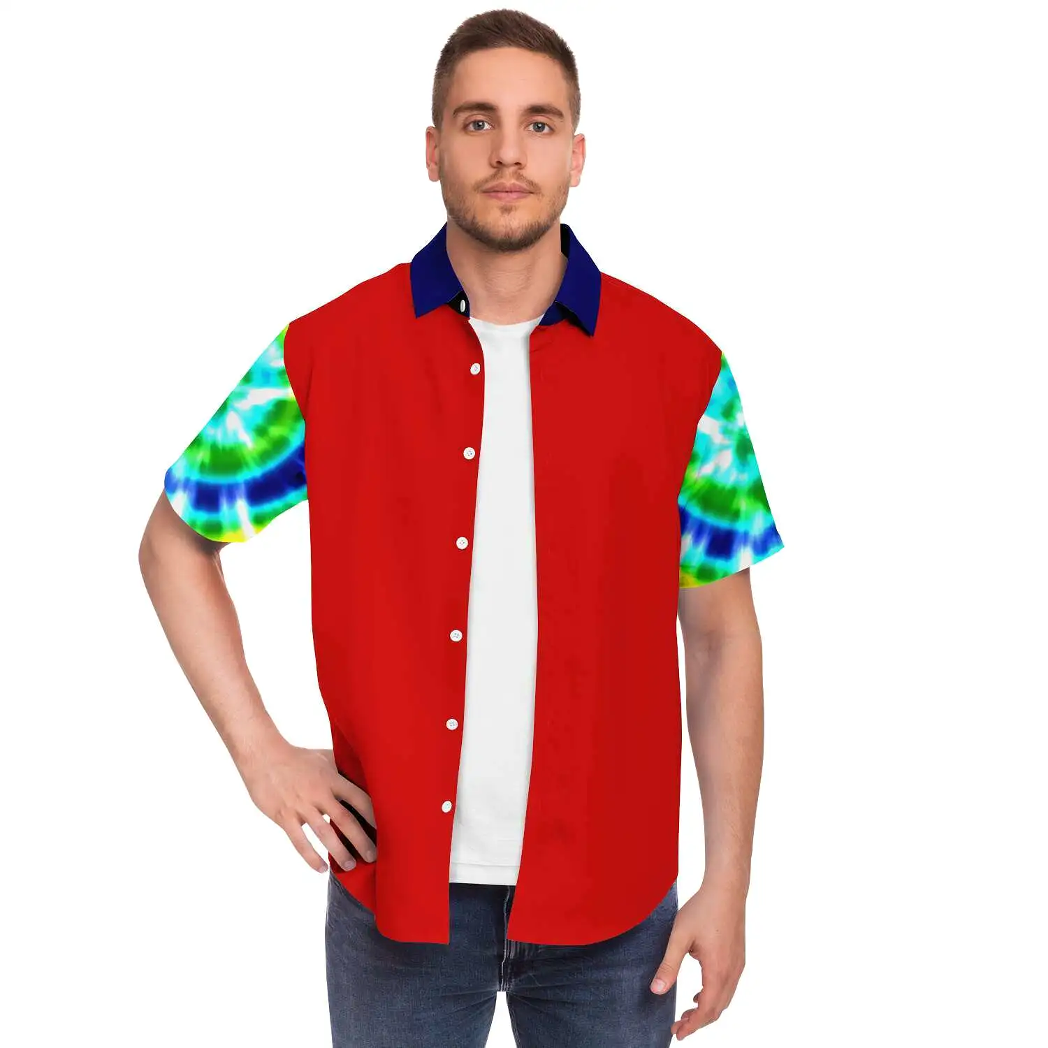 Rainbow Pride Button Down Shirt