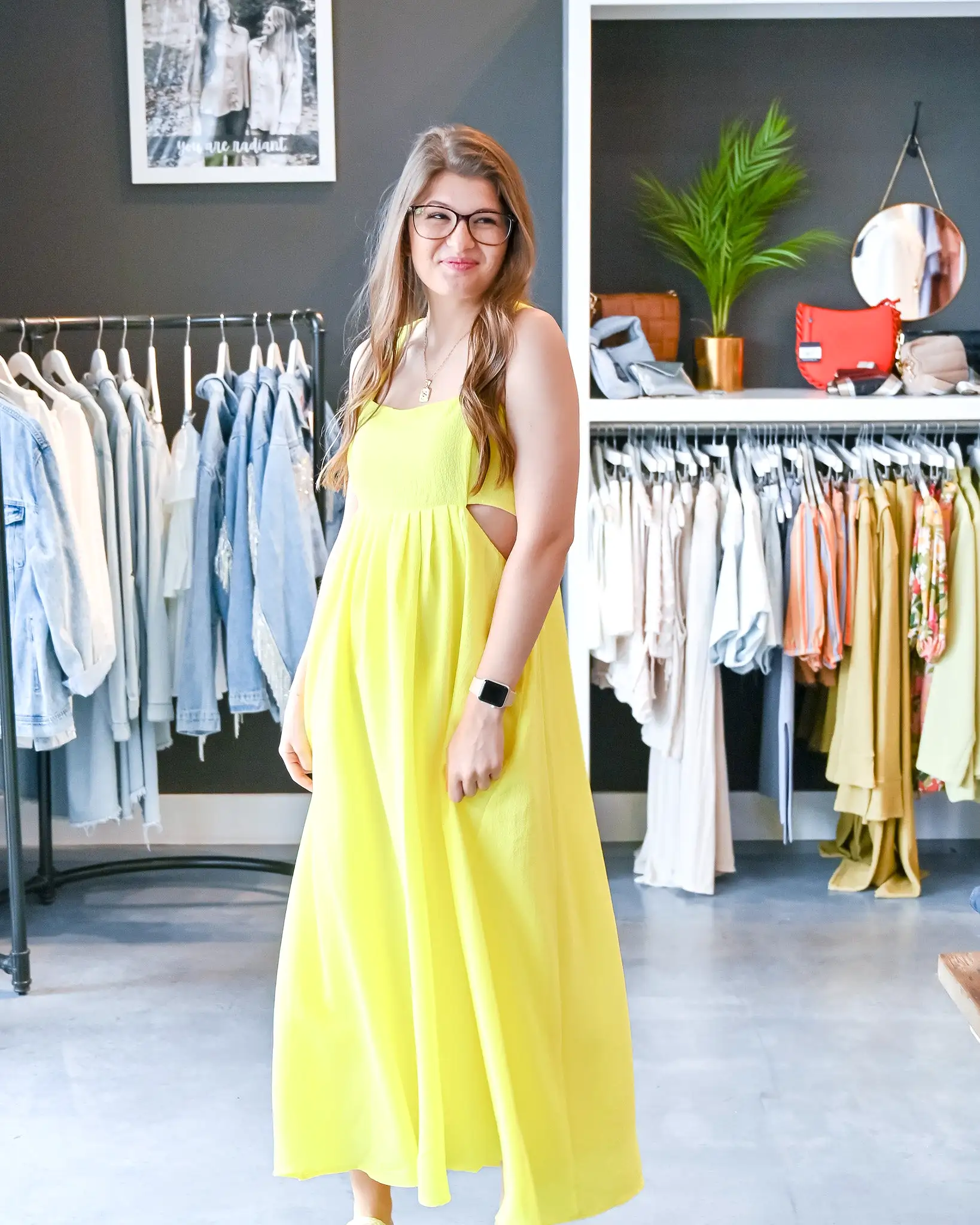 Ray Of Sunshine Midi Dress