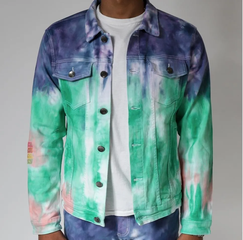 Reptar Denim Jacket (Green/Multi) /C3