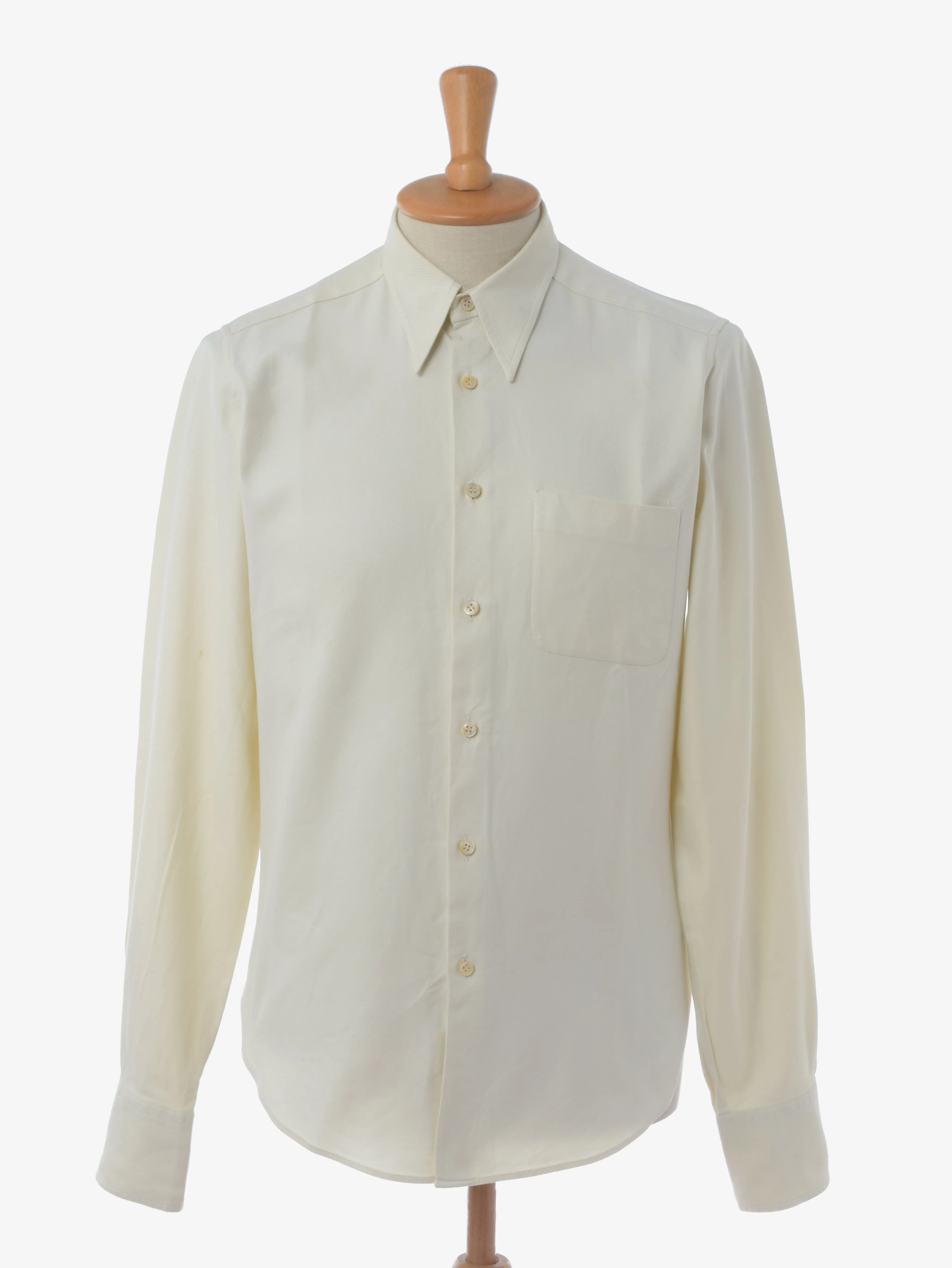 Romeo Gigli Cream White Shirt - '90s