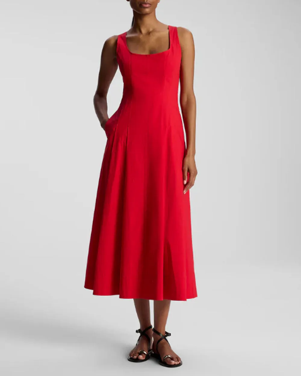 Rouge Isabel Midi Dress