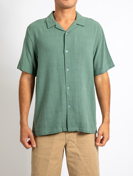 Rusty USA Rehash Short Sleeve Shirt - Green