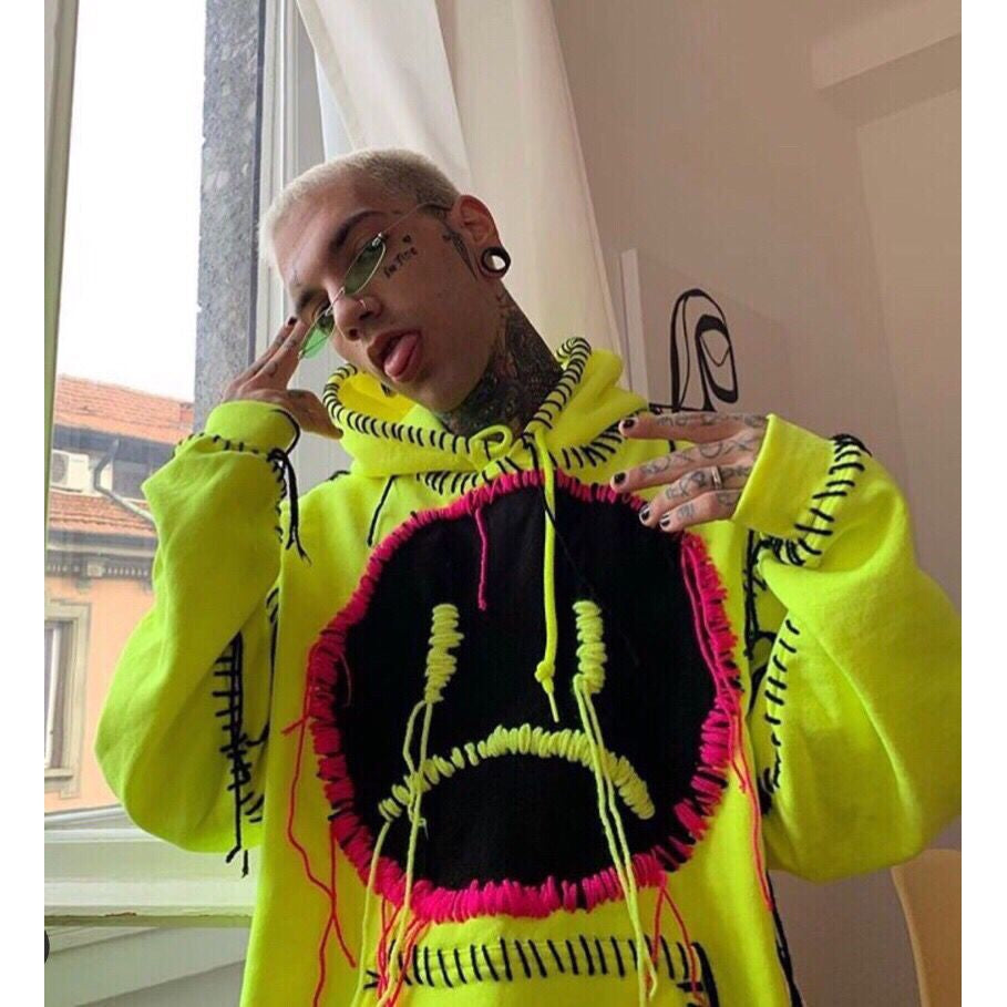 SAD NEON HOODIE