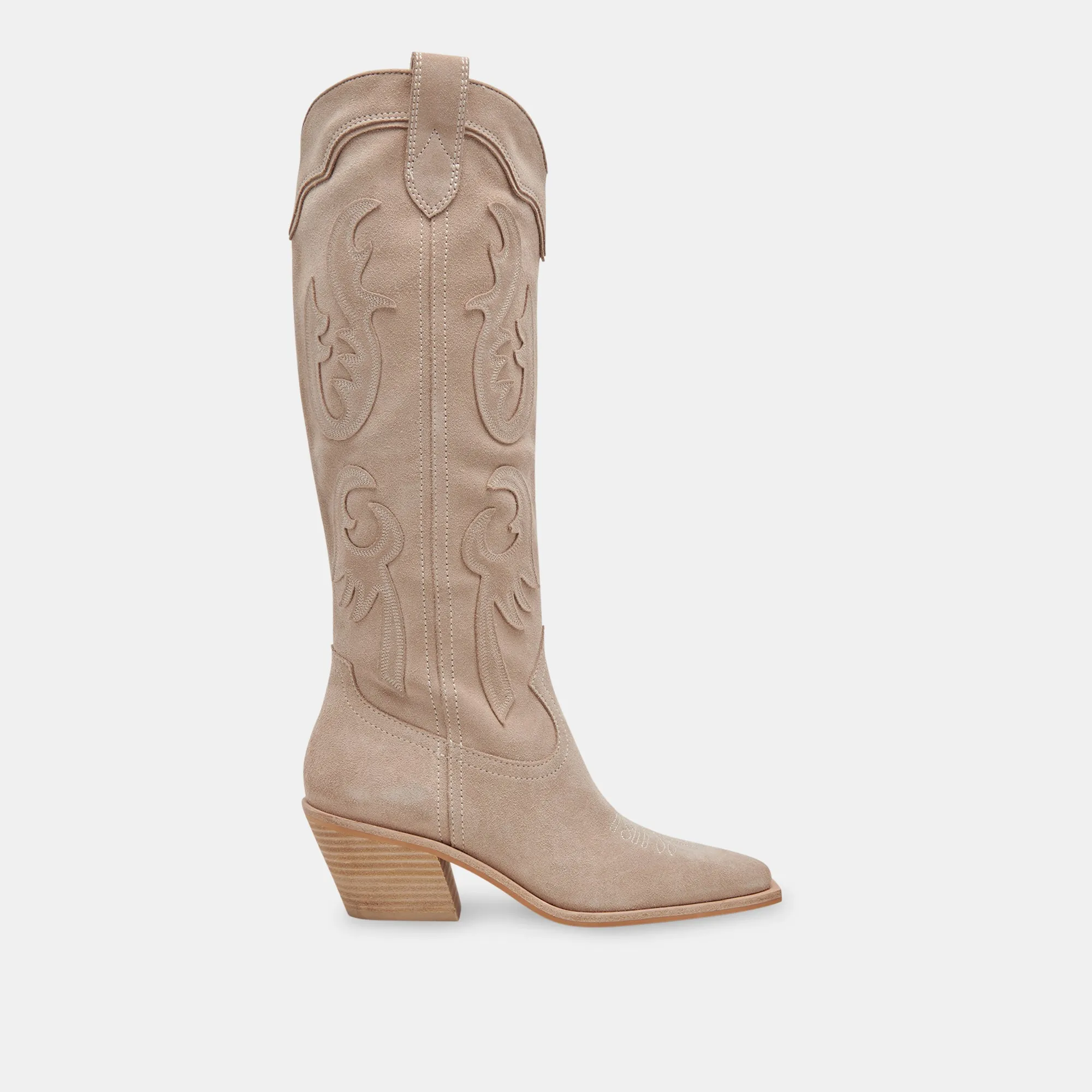 SAMSIN BOOTS TAUPE SUEDE